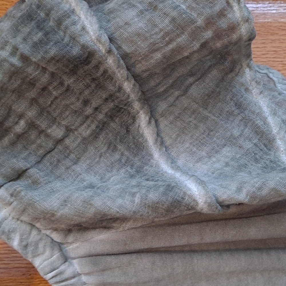 Redhaute Olive Green Flutter Sleeved Off The Shoulder Top - Picture 3 of 5